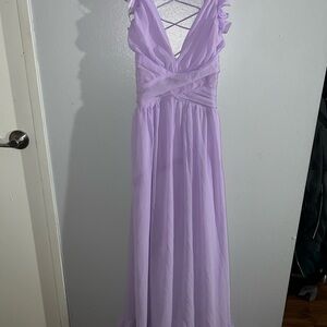 Lulu's Light Purple Maxi Dress